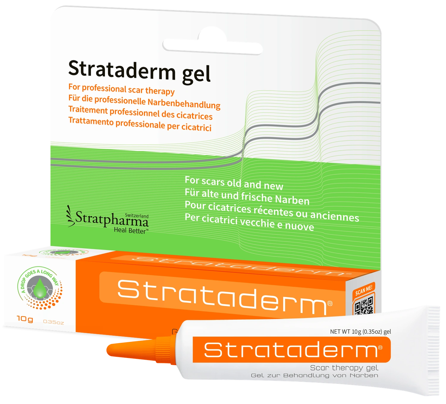 Strataderm 10 g box and tube